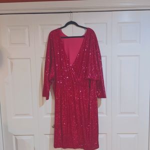 Sequin midi dress